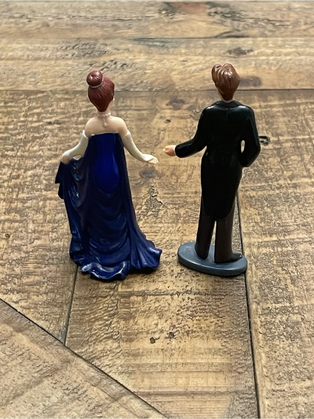 Vintage 1997 Galoob Anastasia PVC Figures - Paris Elegance Anya & Tuxedo Dimitri